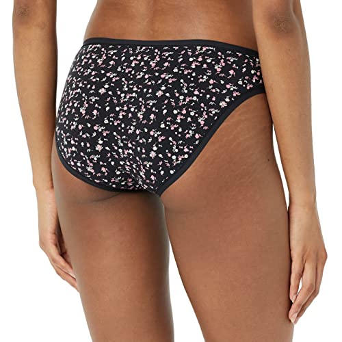 Amazon Essentials Women's Cotton Bikini Brief Underwear (Available in Plus Size), Multipacks