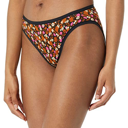 Amazon Essentials Women's Cotton Bikini Brief Underwear (Available in Plus Size), Multipacks