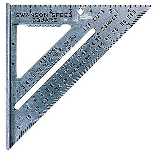 SWANSON Tool Co., Inc SW1201K Value Pack 7 inch Speed Square and Big 12 Speed Square (without layout bar) ships with Blue Book