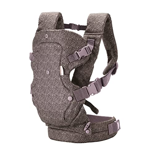 Infantino Flip Advanced 4-in-1 Carrier - Ergonomic, Convertible, face-in and face-Out Front and Back Carry for Newborns and Older Babies 8-32 lbs, Rainbow