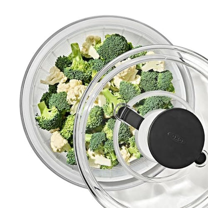 OXO Good Grips Large Salad Spinner - 6.22 Qt., White