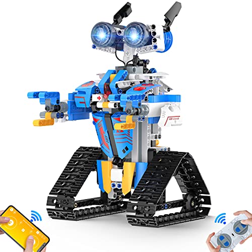 Robot Toys for 8-16 Year Old Boys Girls Kids with APP or Remote Control Science Programmable Building Block Kit, STEM Projects Educational Birthday Gifts