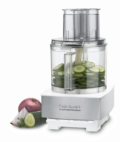 Cuisinart Food Processor 14-Cup Vegetable Chopper for Mincing, Dicing, Shredding, Puree & Kneading Dough, Stainless Steel, DFP-14BCNY