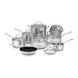 Cuisinart 17-Piece Cookware Set, Chef's Classic Steel Collection 77-17N