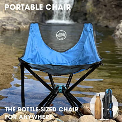 CLIQ Portable Chair - Lightweight Folding Chair for Camping - Supports 300 Lbs - Perfect for Outdoor Adventures - Moss Chair