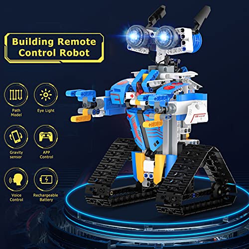 Robot Toys for 8-16 Year Old Boys Girls Kids with APP or Remote Control Science Programmable Building Block Kit, STEM Projects Educational Birthday Gifts