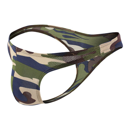 Camouflage Low Waist Small Briefs Panties