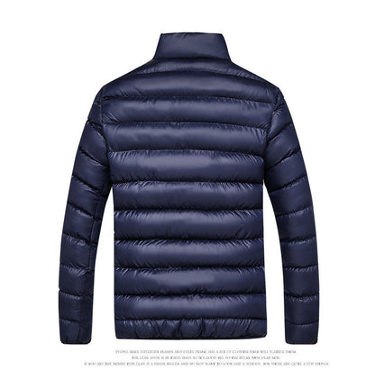 Men's padded coat winter stand-up collar cotton coat