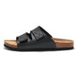 Spring and summer new men's cork slippers Korean style men's sandals Velcro beach shoes