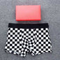 Checkered Men's Cotton Boxer Boxer Briefs