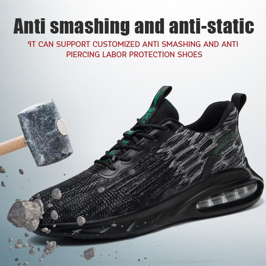 Summer Breathable Anti-Smash And Anti-Puncture Safety Shoes Wear-Resistant Breathable Work Shoes Safety Shoes