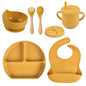 6-piece Silicone Tableware Set