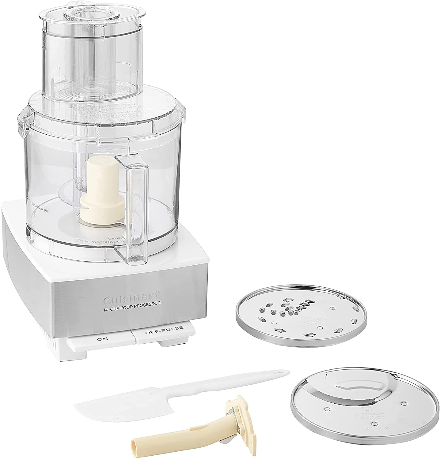 Cuisinart Food Processor 14-Cup Vegetable Chopper for Mincing, Dicing, Shredding, Puree & Kneading Dough, Stainless Steel, DFP-14BCNY