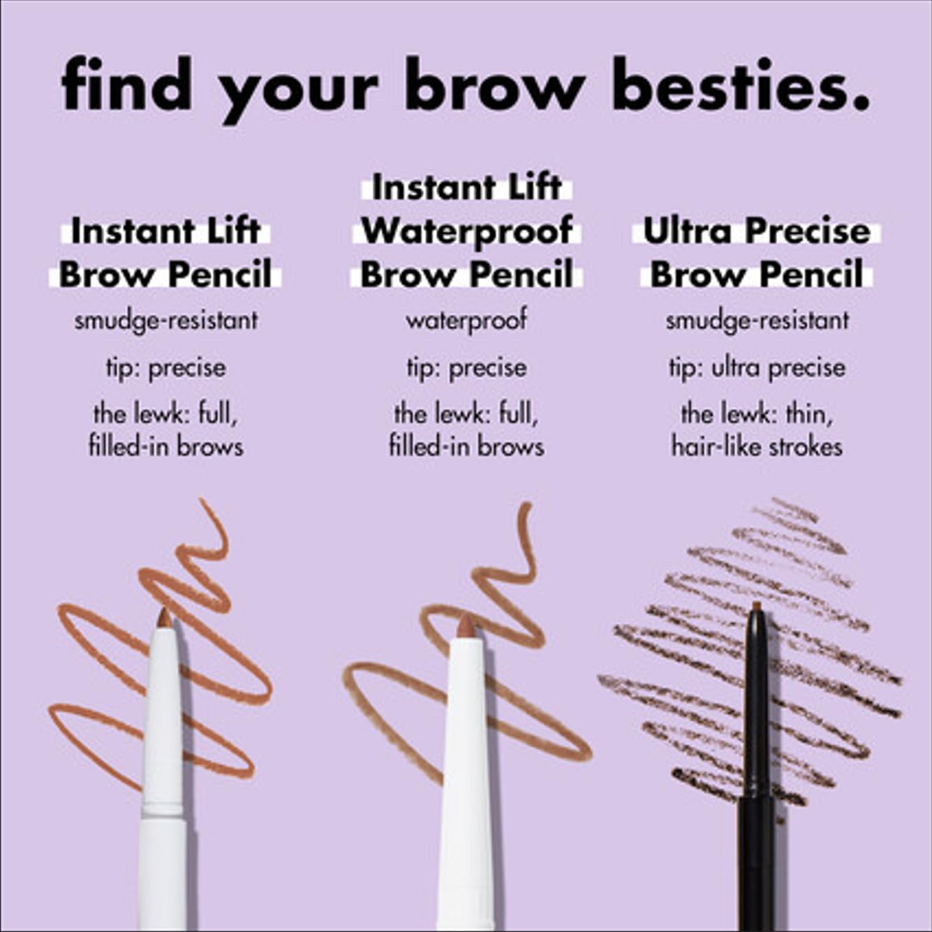 e.l.f. Instant Lift Brow Pencil, Dual-Ended Precision Brow Pencils For Shaping & Defining Eyebrows, Vegan & Cruelty-Free, Neutral Brown, 2-Pack