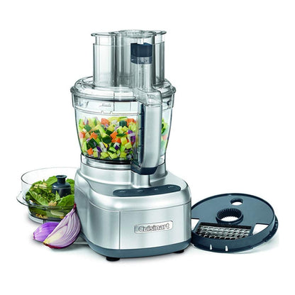 Cuisinart Food Processor 14-Cup Vegetable Chopper for Mincing, Dicing, Shredding, Puree & Kneading Dough, Stainless Steel, DFP-14BCNY