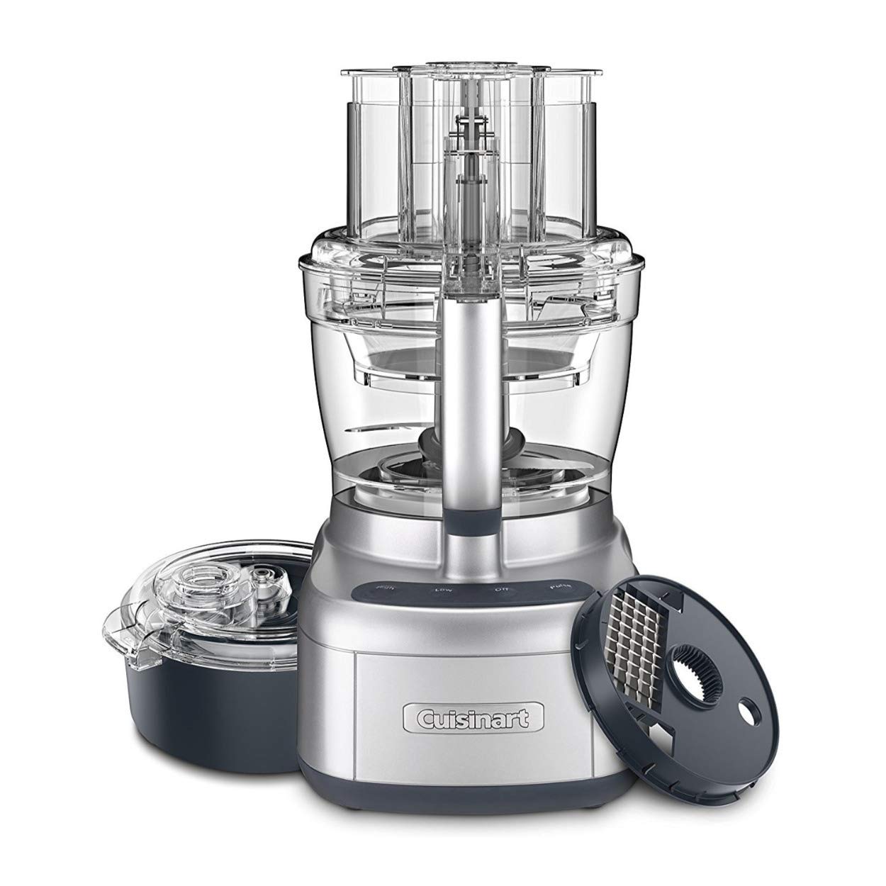 Cuisinart Food Processor 14-Cup Vegetable Chopper for Mincing, Dicing, Shredding, Puree & Kneading Dough, Stainless Steel, DFP-14BCNY