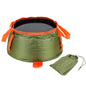 Outdoor Folding Bucket, Portable Water Tank, Large Capacity Water Storage Bag, Mountain Camping, Travel, Washbasin