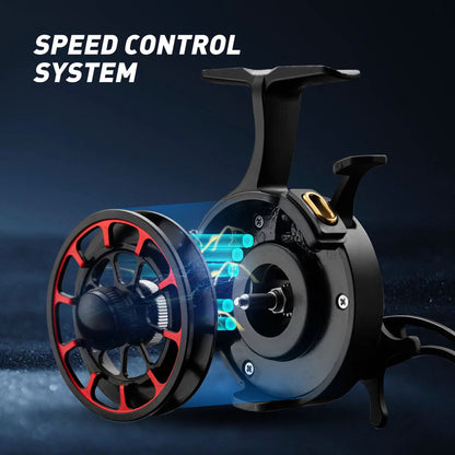 Ice Fishing Reel Metal High Speed 3.5:1 Ultra Smooth 4+1BB Fishing Fly Wheel Winter Fishing Raft Reel