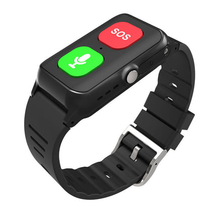 A70 Elderly GPS Positioning Watch Locator With Heart Rate Measurement Body Temperature Smart Bracelet