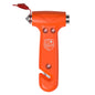 Swiss Safe 5-in-1 Car Safety Hammer, Emergency Escape Tool with Car Window Breaker and Seatbelt Cutter, Orange