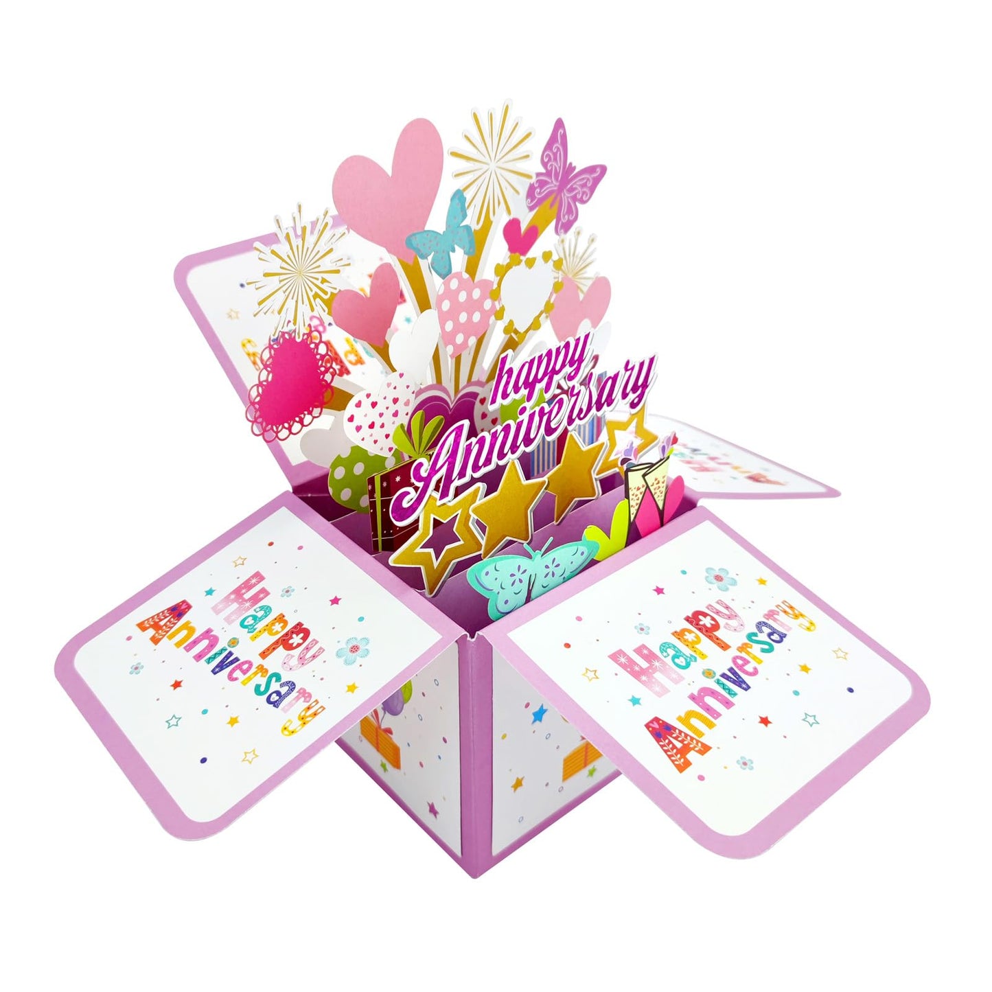 YiKaLus Happy 30th Wedding Anniversary Pop Up Card for Her Him,Great 3D 30 Years Together Gift for Husband Wife,Best Thirty Years Married Gift Idea for Him Her,Happy 30 Anniversary Card for Parents