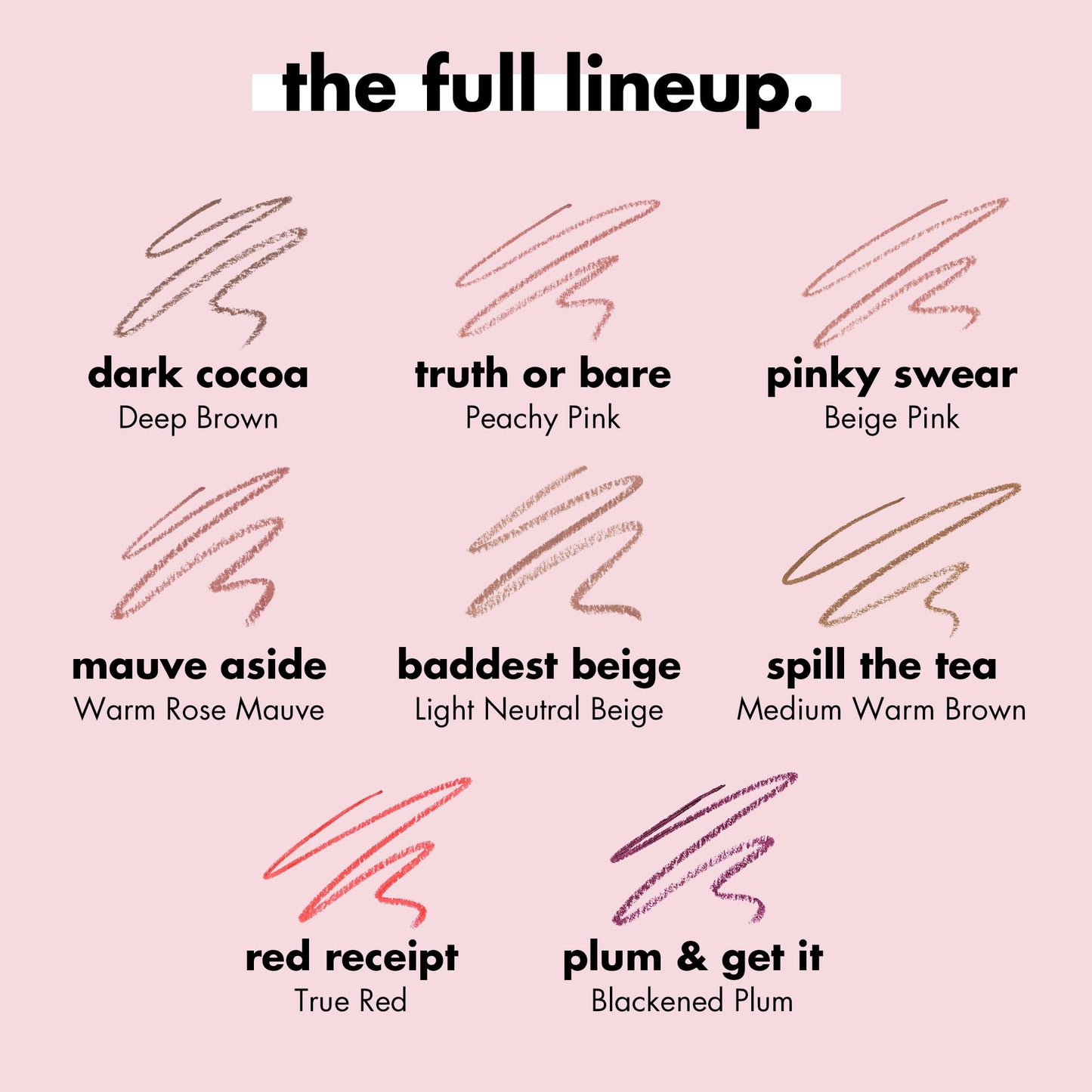 e.l.f. Cream Glide Lip Liner, Highly-Pigmented Pencil For Shaping & Sculpting Lips, Semi-Matte Finish, Vegan & Cruelty-Free, Truth or Bare