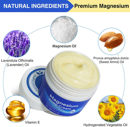 Magnesium Oil for Feet, Magnesium Lotion, Magnesium Cream, Topical Magnesium Chloride, High Concentration Genuine Zechstein Topical Magnesium Chloride