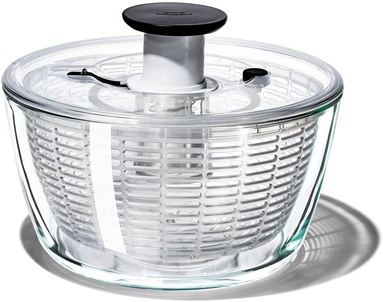 OXO Good Grips Large Salad Spinner - 6.22 Qt., White