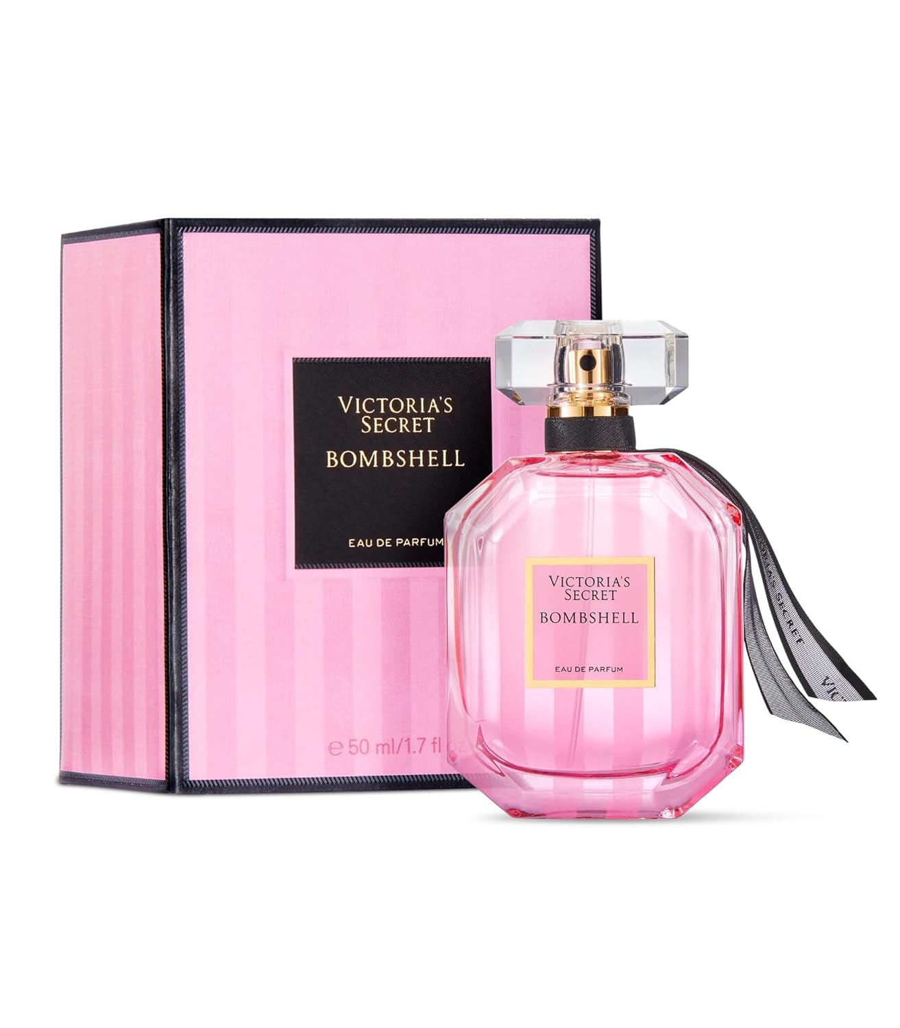 Victoria's Secret Bombshell Eau de Parfum, Women's Perfume, Notes of White Peony, Sage, Velvet Musk, Bombshell Collection (1.7 oz)