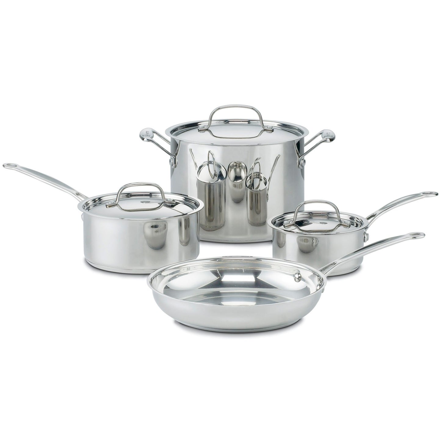 Cuisinart 17-Piece Cookware Set, Chef's Classic Steel Collection 77-17N