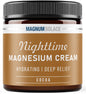 Magnesium Lotion – Nighttime Magnesium Cream – Apply to Legs, Arms or Chest - Topical Magnesium Chloride – USA Made and Safe for Kids (Lavender)