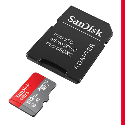 SanDisk 128GB Ultra microSDXC UHS-I Memory Card with Adapter - Up to 140MB/s, C10, U1, Full HD, A1, MicroSD Card - SDSQUAB-128G-GN6MA [New Version]