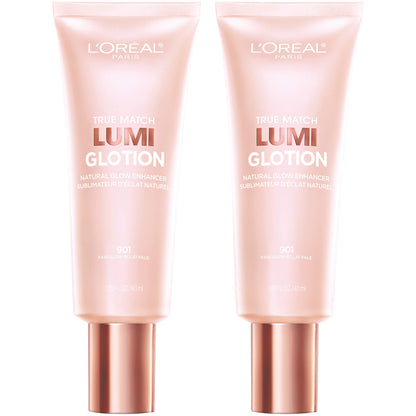 L'Oreal Paris Makeup True Match Lumi Glotion, Natural Glow Enhancer, Illuminator Highlighter, Bronzing Drops For a Sun-Kissed Glow, 903 Medium