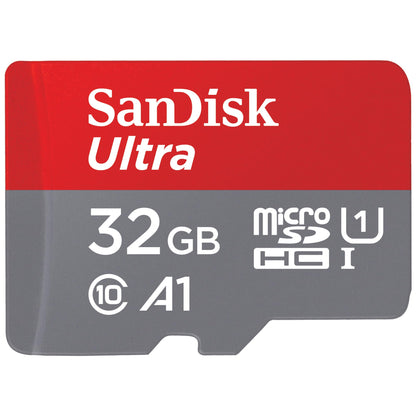 SanDisk 128GB Ultra microSDXC UHS-I Memory Card with Adapter - Up to 140MB/s, C10, U1, Full HD, A1, MicroSD Card - SDSQUAB-128G-GN6MA [New Version]