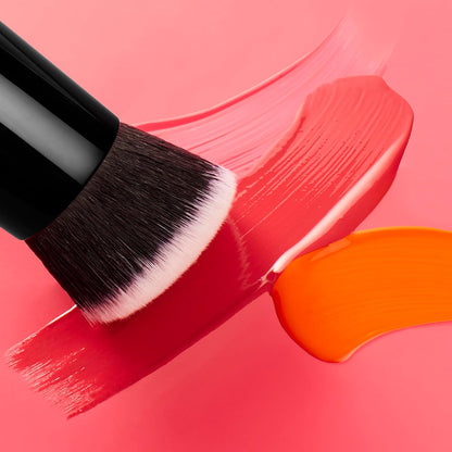 e.l.f. Camo Liquid Blush Brush, Angled Blush Brush Ideal For Applying & Blending Colors On Cheeks, Soft, Dense Bristles, Vegan & Cruelty-free