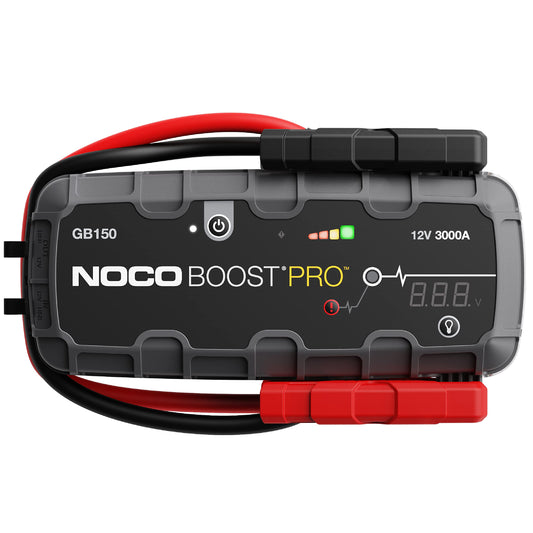 NOCO Boost Pro GB150 3000A UltraSafe Car Battery Jump Starter, 12V Battery Pack, Battery Booster, Jump Box, Portable Charger and Jumper Cables for 9.0L Gasoline and 7.0L Diesel Engines