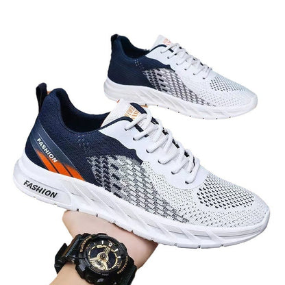 Men's shoes, new summer sports and leisure shoes, breathable and odor resistant mesh shoes, trendy and versatile running shoes