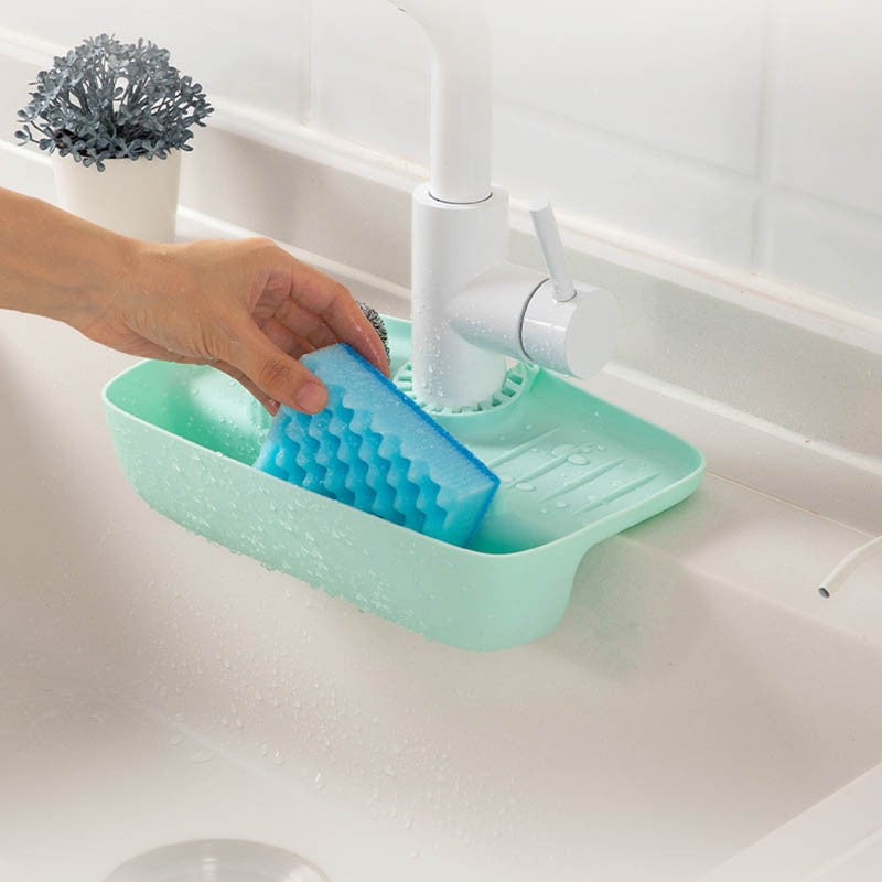 Faucet Splash Drain Rack Sink Water Pad