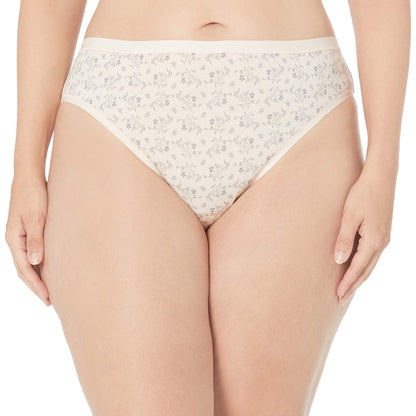 Amazon Essentials Women's Cotton Bikini Brief Underwear (Available in Plus Size), Multipacks