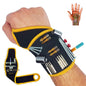 BINYATOOLS Magnetic Wristband with Super Strong Magnets Holds Screws, Nails, Drill Bit. Unique Wrist Support Design Cool Handy Gadget Gifts for Fathers, Boyfriends, Handyman, Electrician