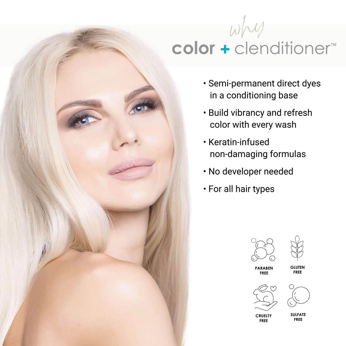 Keracolor Clenditioner Hair Dye (22 Colors) Semi Permanent Hair Color Depositing Conditioner, 12 Fl Oz