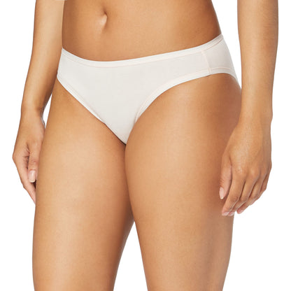 Amazon Essentials Women's Cotton Bikini Brief Underwear (Available in Plus Size), Multipacks