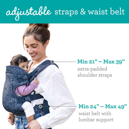 Infantino Flip Advanced 4-in-1 Carrier - Ergonomic, Convertible, face-in and face-Out Front and Back Carry for Newborns and Older Babies 8-32 lbs, Rainbow