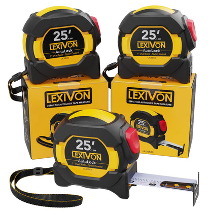 LEXIVON 2 in 1 Digital Laser Tape Measure | 130ft/40m Laser Distance Meter Display On Backlit LCD Screen with 16ft/5m AutoLock Measuring Tape | Ft/Inch/Fractions/M/mm(LX-201)