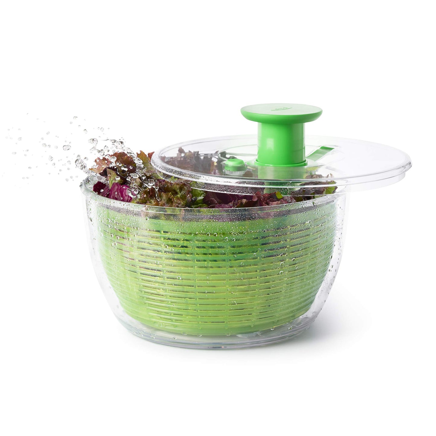 OXO Good Grips Large Salad Spinner - 6.22 Qt., White