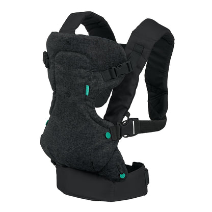 Infantino Flip Advanced 4-in-1 Carrier - Ergonomic, Convertible, face-in and face-Out Front and Back Carry for Newborns and Older Babies 8-32 lbs, Rainbow