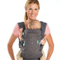 Infantino Flip Advanced 4-in-1 Carrier - Ergonomic, Convertible, face-in and face-Out Front and Back Carry for Newborns and Older Babies 8-32 lbs, Rainbow