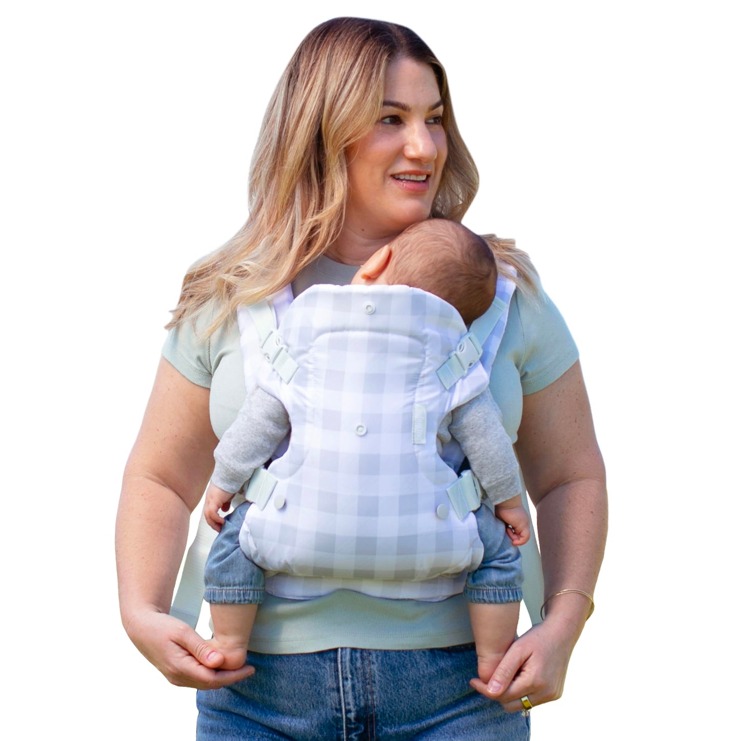 Infantino Flip Advanced 4-in-1 Carrier - Ergonomic, Convertible, face-in and face-Out Front and Back Carry for Newborns and Older Babies 8-32 lbs, Rainbow