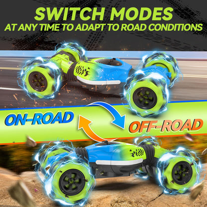 Dysaim Gesture RC Car Hand Controlled Stunt Car for 6-12 yr Boys Girls, 2.4GHz Remote Control Gesture Sensor Toy Cars Drift Twist Car with Light Music for Kids Birthday Xmas Gift