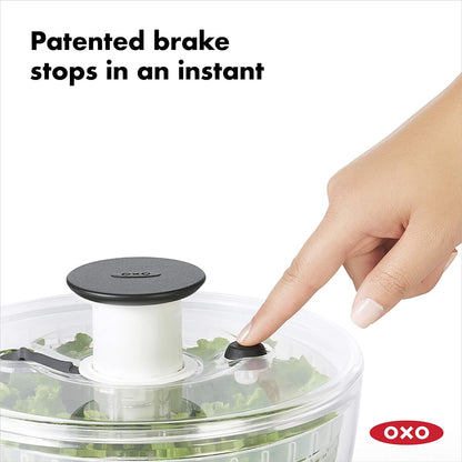 OXO Good Grips Large Salad Spinner - 6.22 Qt., White